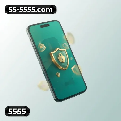 Aplicativo móvel 5555 para iOS e Android